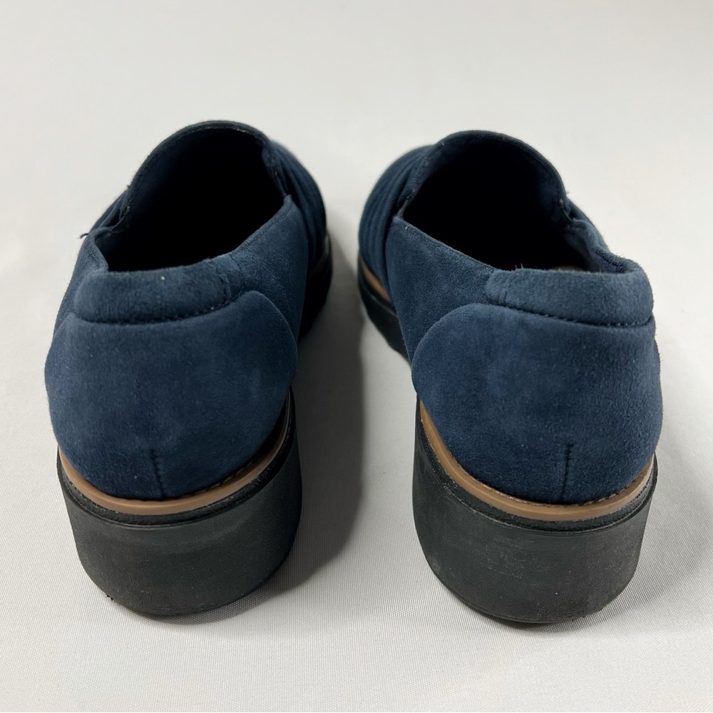 Clarks Women's Navy Blue Flats - Picture 5 of 8